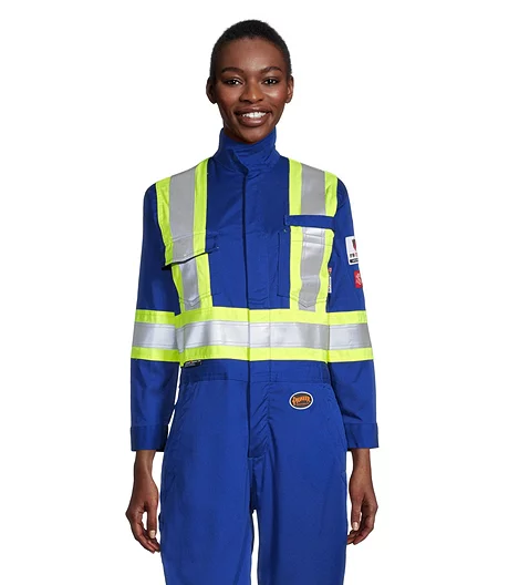 Pioneer Women's Flame Resistant 7 Oz High-Visibility Coveralls 6 Pioneer Women's Flame Resistant 7 Oz High-Visibility Coveralls - Image 4