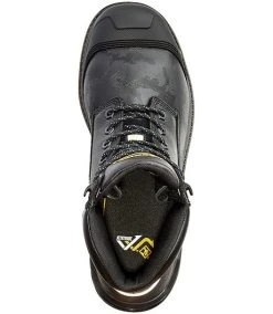 Terra Men's Gantry 6 Inch Composite Toe Composite Plate Waterproof Work Boots -Helly Hansen shop 393006 TR0A4T8VBLK PROD 3 BLACK