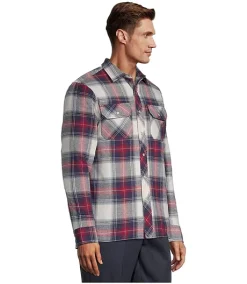 Aggressor Men's Front Snap-Closure Quilted Cotton Flannel Work Shirt -Helly Hansen shop 395472 1AAEAG QFS002X PROD 3 NYRDPL