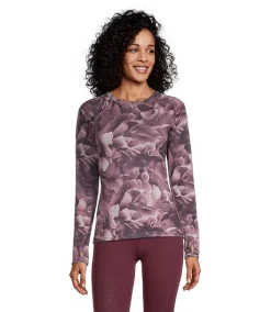 Windriver Women's T-Max Fleece Grid Printed Top -Helly Hansen shop 396817 6DUFWRF22 L184C PROD 1 BLSPNT