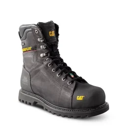CATERPILLAR CAT Men's 8 Inch Control Composite Toe Composite Plate Waterproof Work Boots - Black -Helly Hansen shop 39867 P720211 PROD 1 BLACK