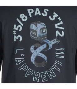 Dakota Workpro Series Men's Long Sleeve Crewneck Ultrasoft Cotton Work T Shirt -Helly Hansen shop 399407 1AABDWS LST008 PROD 4 CARBNN