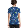 Scrubletics Women's V-Neck Kangaroo Pocket Printed Scrub Top -Helly Hansen shop 403711 3FLBSLS23725ALL PROD 2 MULTI