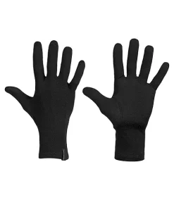 Icebreaker Unisex 200 Oasis Glove Liners - ONLINE ONLY -Helly Hansen shop 404033 IBIBM207 PROD 1 BLACK