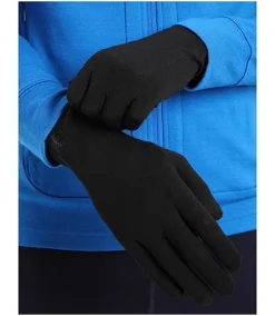 Icebreaker Unisex 200 Oasis Glove Liners - ONLINE ONLY -Helly Hansen shop 404033 IBIBM207 PROD 3 BLACK