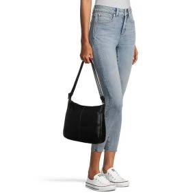 Denver Hayes Women's Shoulder Bag With Stitch Detailing And Zippered Outer Pocket -Helly Hansen shop 404518 6DUGDHS3 1090BK PROD 4 BLACK