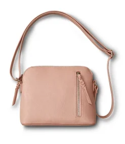 Denver Hayes Women's Front Zip Crossbody Bag With Adjustable Strap -Helly Hansen shop 404525 6DUGDHS3 67957P PROD 1 PINK