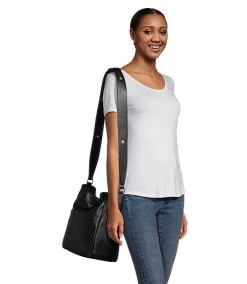 Denver Hayes Women's Shoulder Bag With Front Pocket 9 Denver Hayes Women's Shoulder Bag With Front Pocket -Helly Hansen shop 404528 6DUGDHS3 84324B PROD 4 BLACK