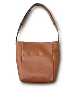 Denver Hayes Women's Shoulder Bag With Front Pocket -Helly Hansen shop 404529 6DUGDHS3 84324C PROD 1 COGNAC