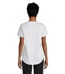 HEALTH PRO Women's 1 Pocket Tuck V-Neck Scrub Top 6 HEALTH PRO Women's 1 Pocket Tuck V-Neck Scrub Top -Helly Hansen shop 404658 3FLBHPA23JOANWH PROD 2 WHITE