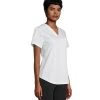 HEALTH PRO Women's 1 Pocket Tuck V-Neck Scrub Top 1 HEALTH PRO Women's 1 Pocket Tuck V-Neck Scrub Top -Helly Hansen shop 404658 3FLBHPA23JOANWH PROD 3 WHITE