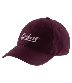Carhartt Women's Script Canvas Cap With FastDry Technology
