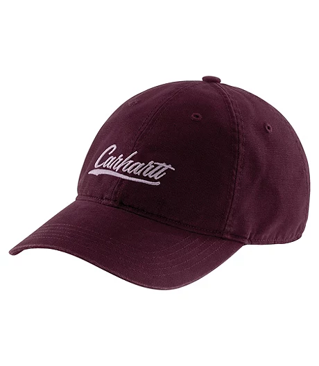 Carhartt Women's Script Canvas Cap With FastDry Technology 3 Carhartt Women's Script Canvas Cap With FastDry Technology