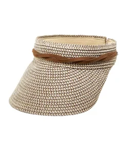 Denver Hayes Women's Straw Visor -Helly Hansen shop 405299 6DUMDHS23 E4702 PROD 1 NATRL