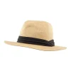 Denver Hayes Women's Straw Hat With Black Ribbon Band -Helly Hansen shop 405302 6DUMDHS23 HG412 PROD 1 NATRL