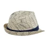 FarWest Printed Fedora Hat -Helly Hansen shop 405386 6CTDFWSB23 386 PROD 2 BLUPRI