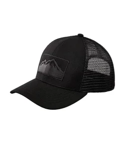 Windriver Embossed Patch Mesh Back Ball Cap -Helly Hansen shop 405391 6CTDWRSB23 323 PROD 1 BLACK