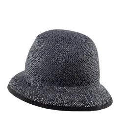 Denver Hayes Women's Straw Bucket Hat -Helly Hansen shop 405403 6DUMDHS23 HG224 PROD 2 NAVY