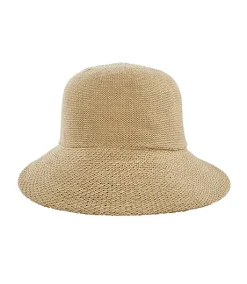 Denver Hayes Women's Straw Half Brim Hat -Helly Hansen shop 405405 6DUMDHS23 HG761 PROD 3 NATRL