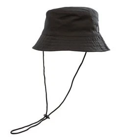 FarWest Men's Reversible Printed To Solid Bucket Hat With Adjustable Chin Strap -Helly Hansen shop 405746 6CTDFWSB23 357 PROD 1 BLACK