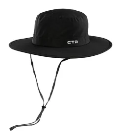 CTR Men's Stratus Cloud Burst Waterproof UPF 50+ Hat -Helly Hansen shop 405764 1855 PROD 1 BLACK