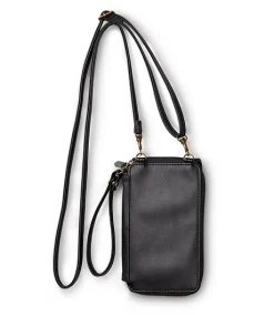 Denver Hayes Women's Crossbody Wallet With Phone Pocket -Helly Hansen shop 405882 6DUGDHS3 F7063B PROD 2 BLACK