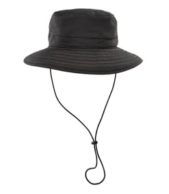 FarWest Women's Wide Brim Bucket Hat With Chin Strap -Helly Hansen shop 405895 6DUMFWS23 HG705 PROD 3 BLACK