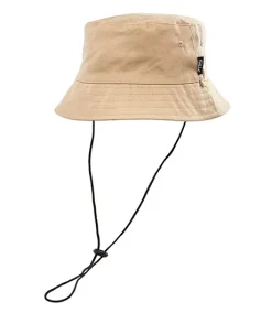 FarWest Men's Reversible Printed To Solid Bucket Hat With Adjustable Chin Strap -Helly Hansen shop 406204 6CTDFWSB23 358 PROD 1 TAN