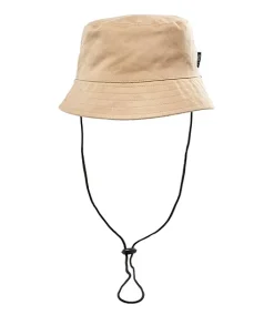 FarWest Men's Reversible Printed To Solid Bucket Hat With Adjustable Chin Strap -Helly Hansen shop 406204 6CTDFWSB23 358 PROD 3 TAN