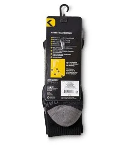 Dakota Workpro Series Men's 3 Pack Cordura DRIWEAR X-ODOR Work Boot Socks -Helly Hansen shop 407832 6ARADKAS3PKCORD PROD 3 BLKCHR