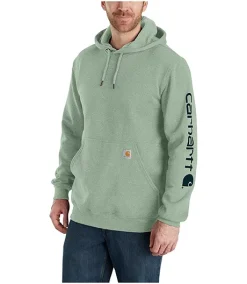 Carhartt Men's Midweight Hooded Logo Sleeve Sweatshirt