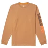 Timberland Pro Men's Core Logo Long Sleeve Crewneck Cotton Work T Shirt 2 Timberland Pro Men's Core Logo Long Sleeve Crewneck Cotton Work T Shirt -Helly Hansen shop 409001 TB0A6ESB PROD 4 WHEAT