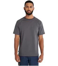 Timberland Pro Men's Reflective Logo Crewneck Cotton Work T Shirt -Helly Hansen shop 409308 TB0A64R1 PROD 1 ASPHT