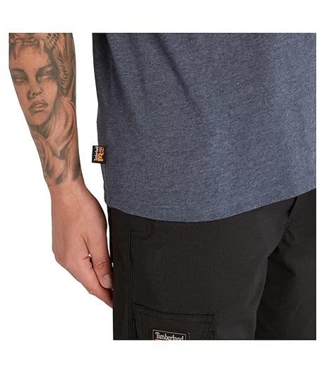 Timberland Pro Men's Core Pocket Crewneck Cotton Work T Shirt 4 Timberland Pro Men's Core Pocket Crewneck Cotton Work T Shirt - Image 2