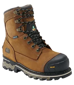 Timberland Pro Women's 8 Inch Boondock Composite Toe Composite Plate Waterproof Leather Work Boots