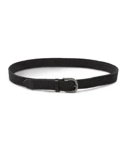 Denver Hayes Women's 1-Inch Braided Elastic Belt -Helly Hansen shop 409443 6DUHDHAS 1397 PROD 2 BLACK