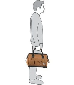 Carhartt 14 Inch Heavyweight Tool Bag With 25 Pockets -Helly Hansen shop 411190 B000035120199 PROD 4 BWNDCK