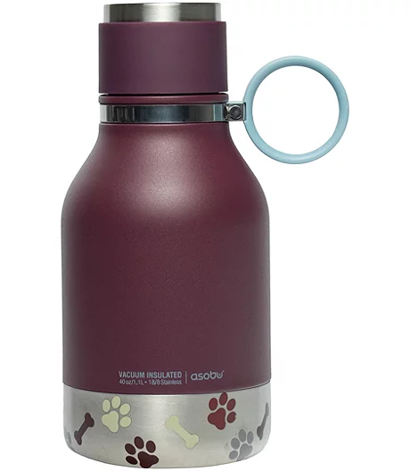 Asobu Dog Stainless Steel Water Bottle With Detachable Bowl 33 Oz 3 Asobu Dog Stainless Steel Water Bottle With Detachable Bowl 33 Oz