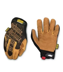 Mechanix Wear Unisex 1 Pair Durahide Leather Palm Utility Gloves - Tan Black