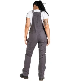 Dovetail Workwear Women's Freshley Canvas Work Overalls -Helly Hansen shop 421152 DWF18O1C 030 PROD 2 DRKGRY