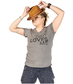 Dovetail Workwear Women's Dirt Graphic Crewneck Work T Shirt