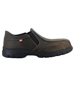 Mellowwalk Men's Quentin Composite Toe Composite Plate Leather Slip On Safety Shoes