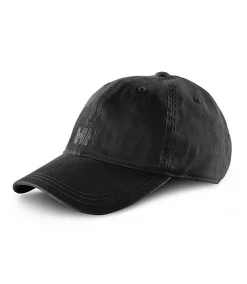 Helly Hansen Unisex Fitted Ball Cap With Logo - Black