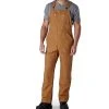 DAKOTA Men's Unlined Duck Snag And Abrasion Resistant Bib Overall -Helly Hansen shop 4359 I83019 PROD 1 BROWN