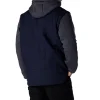 DAKOTA Men's Cotton Duck Quilted Jacket Vest With Zip Off Sleeves -Helly Hansen shop 50300 I7N319 PROD 2 NAVY
