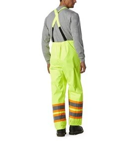 Open Road Men's Hi-Vis 150D Waterproof And Windproof Safety Bib Pants 5 Open Road Men's Hi-Vis 150D Waterproof And Windproof Safety Bib Pants -Helly Hansen shop 57090 6323P PROD 2 LIME