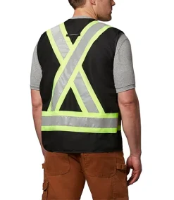 DAKOTA Men's Class 1 Hi Vis Reinforced Work Vest
