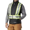 DAKOTA Men's Class 1 Hi Vis 300D T-Max Lined Vest -Helly Hansen shop 82120 1AAFDK HVVL01 PROD 1 BLACK