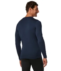 Helly Hansen Workwear Men's Lifa Max Crewneck Thermal Base Layer Long Sleeve Shirt - Navy